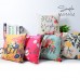 New Vivid Flower Floral Plants Linen Pillow Case Decorative Cushion Cover 18"x18   273192850374